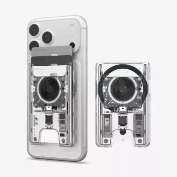 SPIGEN Ultra Hybrid Wallet MagSafe portacarte magnetico NEO One - nero