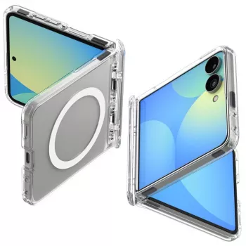 SPIGEN Ultra Hybrid Pro MagSafe Galaxy Z Flip8 trasparente/bianco