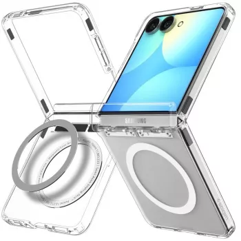 SPIGEN Ultra Hybrid Pro MagSafe Galaxy Z Flip8 trasparente/bianco