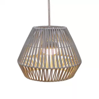 New Garden Conta lampada a sospensione ricaricabile, Taupe Grey