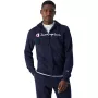 Champion felpa con cappuccio e zip intera da uomo 220255 BS501, blu navy, taglia M