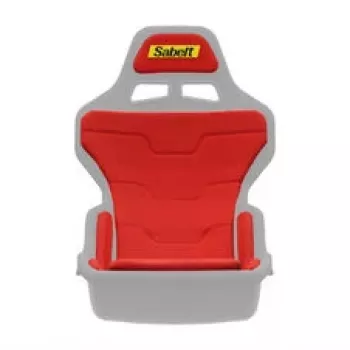 Sabelt SRP-1 kit cuscinetti di ricambio, schiuma 20 mm, Racing Red, per sedili serie P