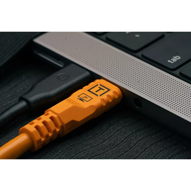 Tether Tools TetherPro USB-C Optima 10G dritto arancione 3m