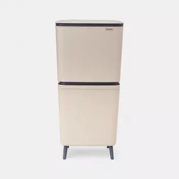 Brabantia SortUp Hi cestino 20+25L, beige