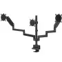 One For All DM4310 Supporto da tavolo solido per tre monitor per schermi 13-35 inch, 10kg per braccio, nero