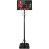 BASKETBALLSTAND HOT SHOT - canestro da basket portatile, altezza regolabile 165-220 cm, tabellone in policarbonato 75x50 cm, anello in acciaio, base riempibile, per esterni