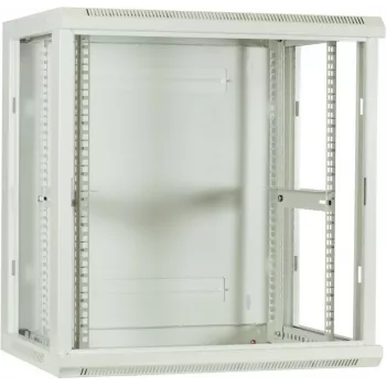 DSIT DS6412W case server da parete 12U con porta in vetro, 600x450x634 mm, bianco