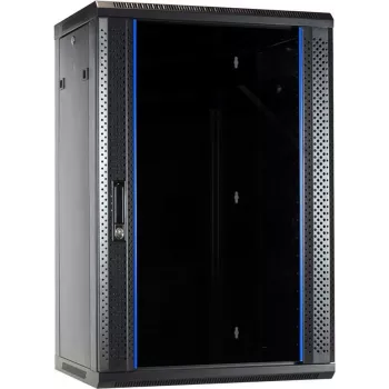 DSIT armadio server da parete 18U con porta in vetro 600x450x900 mm (DS6418)