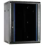 DSIT DS6615 armadio server da parete 15U con porta in vetro, 600x600x770 mm, nero