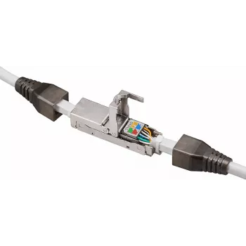 DSIT connettore maschio STP CAT6a RJ45 senza attrezzi - schermato, 10G, Slim