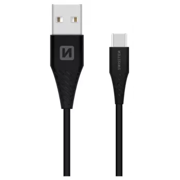 Swissten Cavo USB-A a USB-C 3.1 Gen 1 1,5 m nero