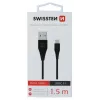 Swissten Cavo USB-A a USB-C 3.1 Gen 1 1,5 m nero