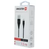 Swissten Cavo USB-A a USB-C 3.1 Gen 1 1,5 m nero