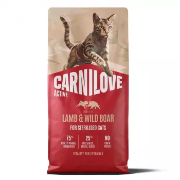 Carnilove Active Gatto Agnello e cinghiale sterilizzato 6 kg