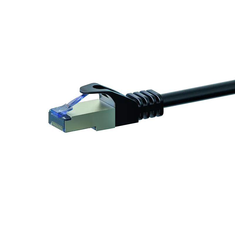 DSIT Cavo patch di rete CAT 6a S/FTP LSOH, 10 m, nero (DC-6A0-100)