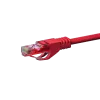 DSIT Cavo di rete CAT6 U/UTP 0,25 m rosso 100% rame (DC-65-002)