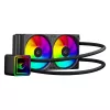 Rampage INFINITE V240 dissipatore CPU a liquido ARGB 240mm con display della temperatura, nero