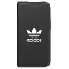 Adidas Originals Basic Booklet custodia per iPhone 14 Pro, nero e bianco