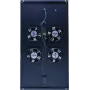 DSIT DS-FT100 unità di raffreddamento per rack server 4 ventole con termostato per armadi profondi 1000 mm, 1U, 230V, nero