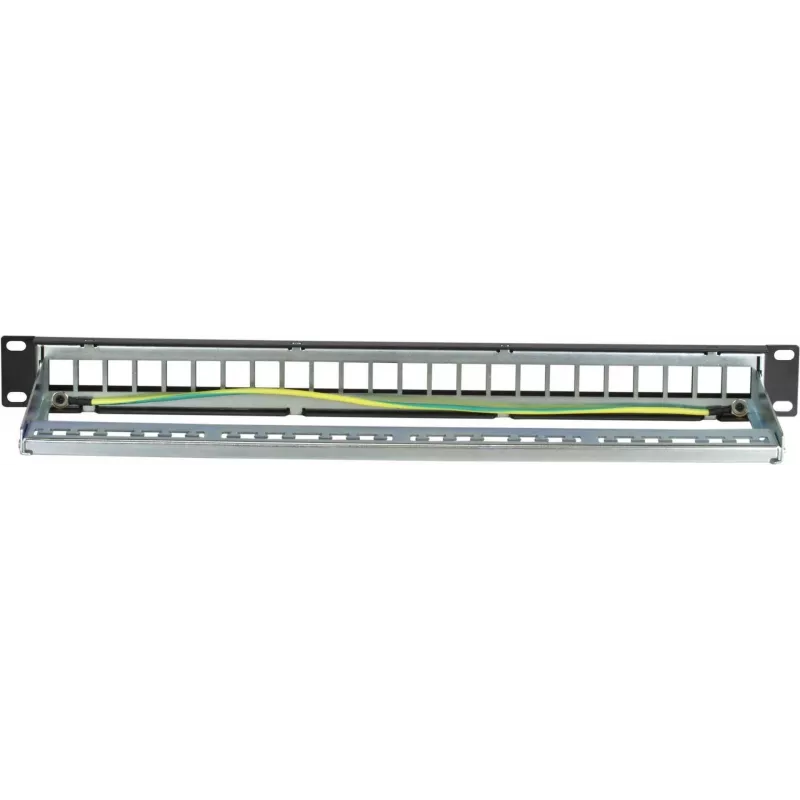DSIT DS-Patch-24STP patch panel Keystone 24 porte S/UTP 1U nero