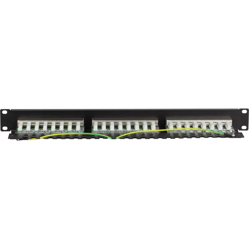 DS-IT patch panel CAT 5e FTP 24 porte per montaggio rack 19 inch