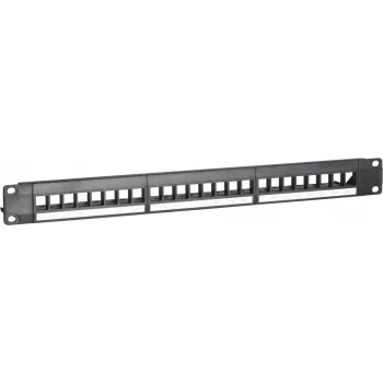 DSIT patch panel Keystone UTP, 24 porte non popolato, montaggio rack 19
