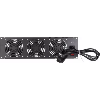 DSIT DS-FAN3FRONT unità ventole per montaggio rack 3U con 3 ventole per rack 19