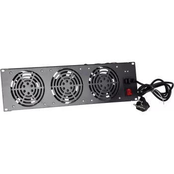 DSIT DS-FAN3FRONT unità ventole per montaggio rack 3U con 3 ventole per rack 19