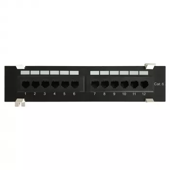 DS-IT patch panel a parete CAT 6, 12 porte UTP (DS-Patch6-12UTP-WM)