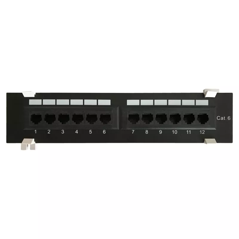 DS-IT patch panel a parete CAT 6, 12 porte UTP (DS-Patch6-12UTP-WM)