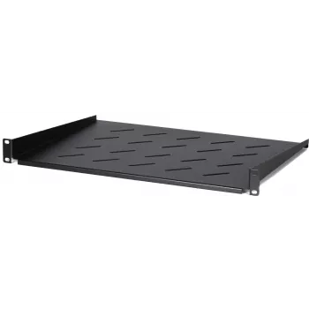 DS-IT mensola fissa 1U per armadi a parete profondi 450 mm, profondità 350 mm, nero