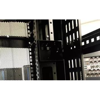 DSIT pannello verticale per gestione cavi 42U largo 300mm nero canale a dita per montaggio rack