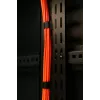 DSIT pannello verticale per gestione cavi 42U largo 300mm nero canale a dita per montaggio rack