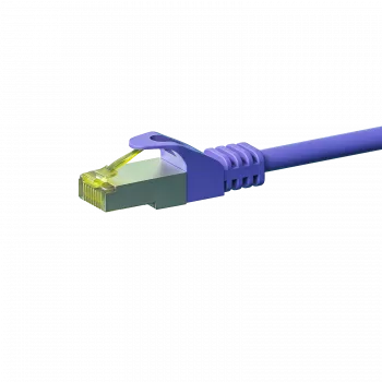 DSIT Cat.7 S/FTP PiMF cavo di rete RJ45, 0,5 m, viola
