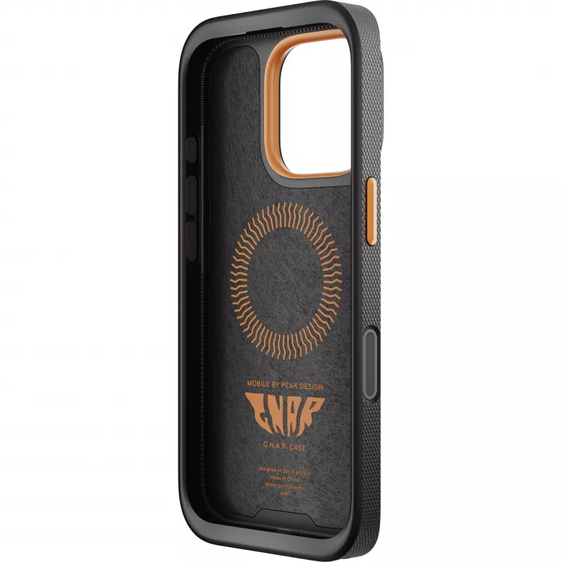 Custodia Peak Design Mobile GNAR per Apple iPhone 16 Pro, nera (M-MX-BU-BK-1)