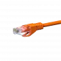 DSIT CAT5e U/UTP cavo patch di rete, 0,25 m, arancione, 100% rame, RJ45
