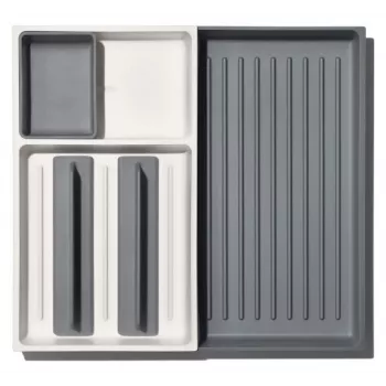OXO Good Grips stuoia in silicone per sgocciolamento piatti, grigio