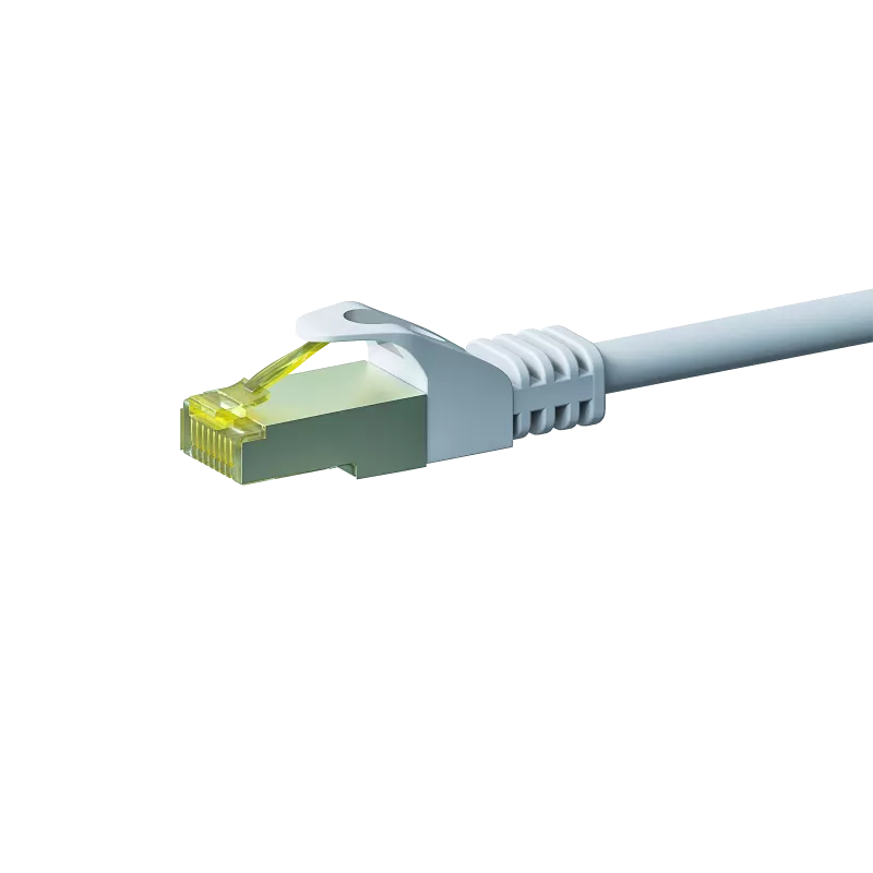 DSIT cavo di rete RJ45 S/FTP PiMF con cavo grezzo CAT 7 bianco - 3m