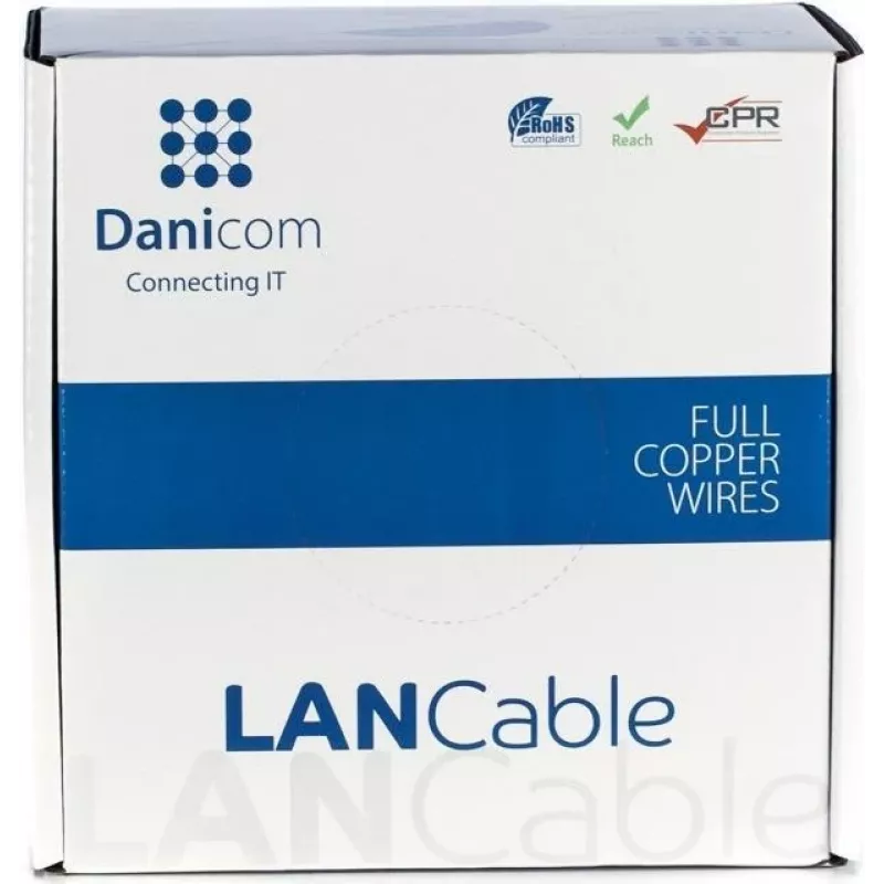 DSIT DANICOM CAT6 FTP cavo PVC 100m (Fca) - DC-FTP6-100-FCA
