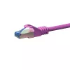 Cavo di rete DSIT CAT 6a LSOH - S/FTP - 5 metri - rosa - patch cable