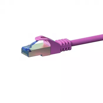 Cavo di rete DSIT CAT 6a LSOH - S/FTP - 5 metri - rosa - patch cable