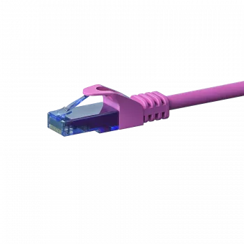 Cavo patch DSIT CAT6a U/UTP 100% rame, 0,15 m, rosa