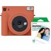 Fujifilm Instax Square SQ1 fotocamera istantanea, arancione terracotta, con pellicola (70100148679)