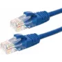 Cavo di rete DSIT CAT6, U/UTP, 0,25 m, blu, 100% rame (DC-64-002)