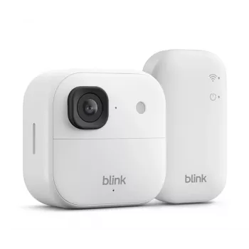 Amazon Blink Outdoor 2K+ telecamera di sorveglianza wireless, bianca (B0F95XWPJ2)