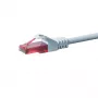 Cavo di rete DSIT CAT6 U/UTP, 15 m, bianco, 100% rame (DC-62-150)