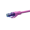 Cavo di rete DSIT CAT6a 100% rame - U/UTP - 0,50 metri - rosa (DC-U6A9-005)