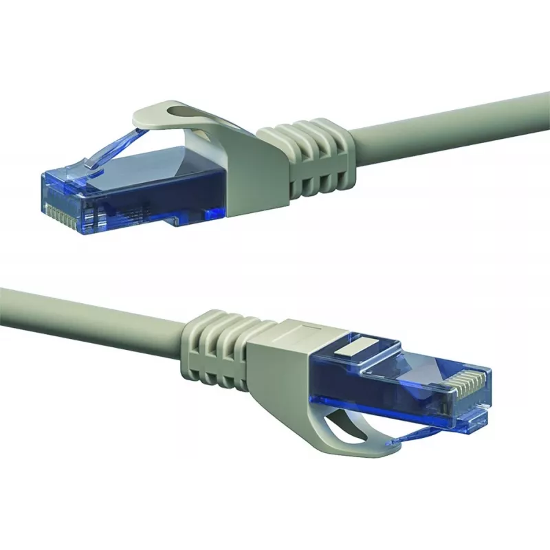 Cavo di rete DSIT CAT6a 100% rame - U/UTP - 1 metro - grigio (DC-U6A1-010)