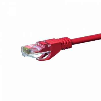 Cavo di rete DSIT CAT 6 U/UTP, 2 m, rosso, CCA - cavo patch Ethernet RJ45