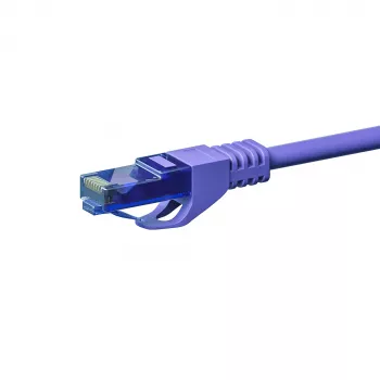 Cavo patch DSIT CAT6a U/UTP 100% rame, 7,5 m, viola, RJ45, 10Gbps, 500MHz